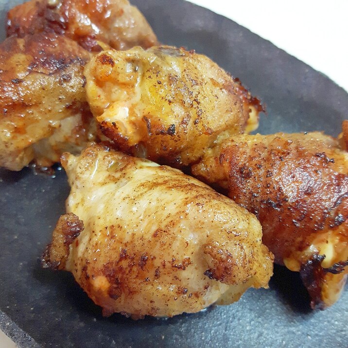 簡単おつまみ!豚肉の白菜キムチ&チーズ巻き焼き♪
